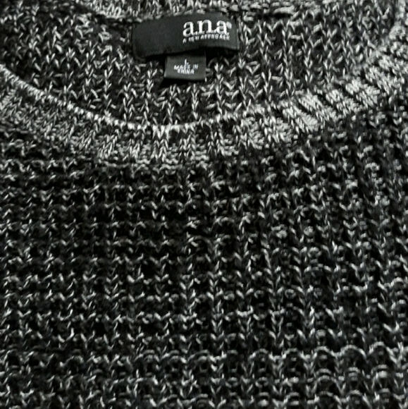 Charcoal Gray Knitted Sweater by ANA - Picture 4 of 8